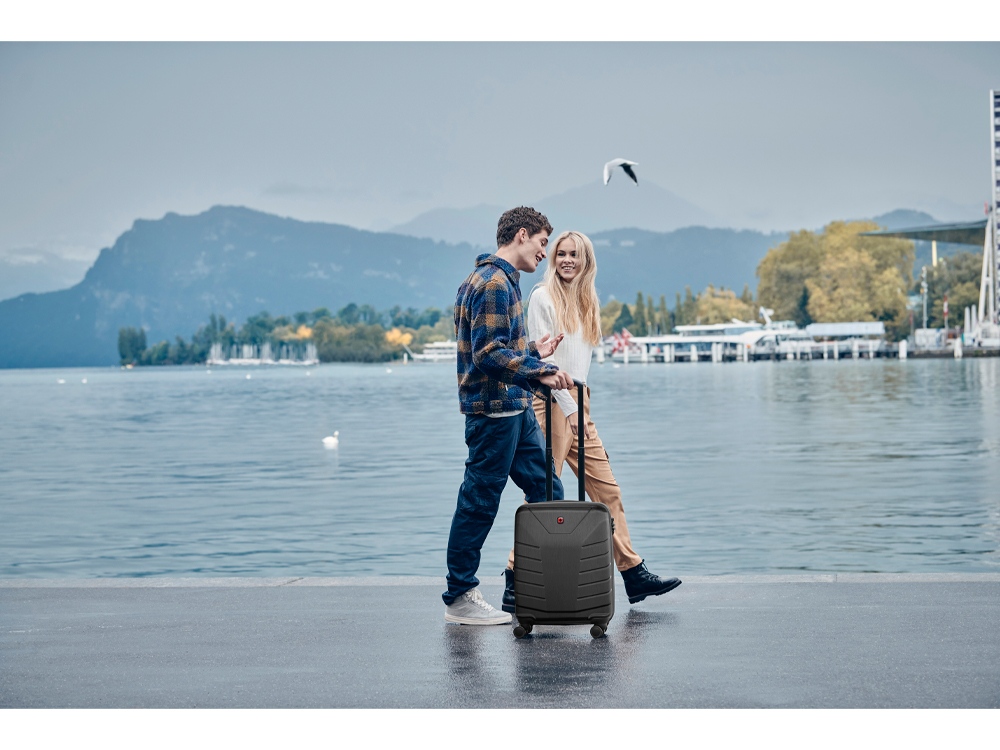 Чемодан WENGER Pegasus, черный, поликарбонат+АБС-пластик, средний, 46х66х26 см, 66 л. — изображение 9