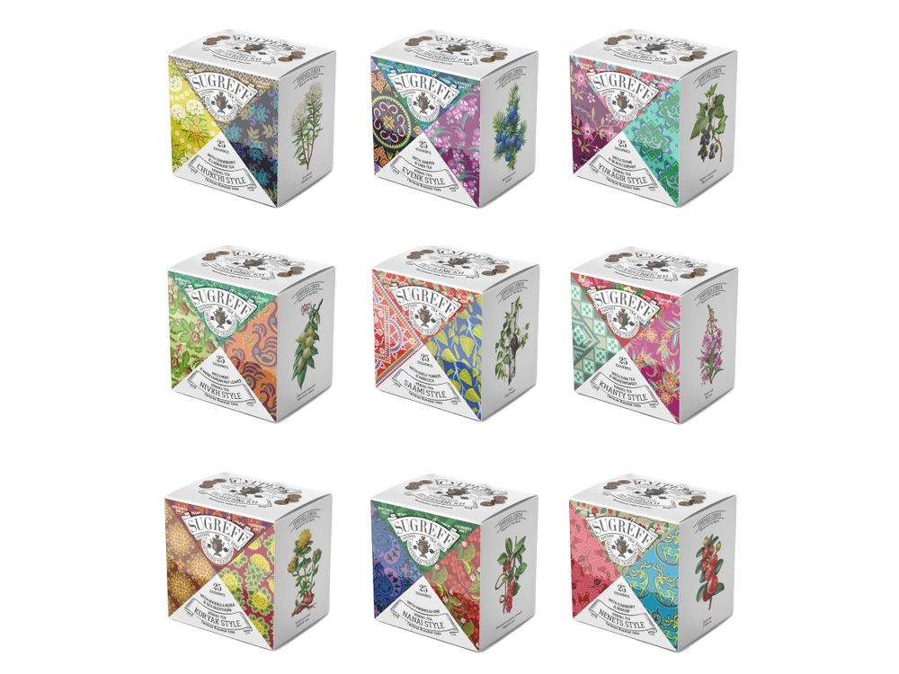 Подарочный набор c чаем Сокровища Севера в деревянной шкатулке без лого — изображение 5