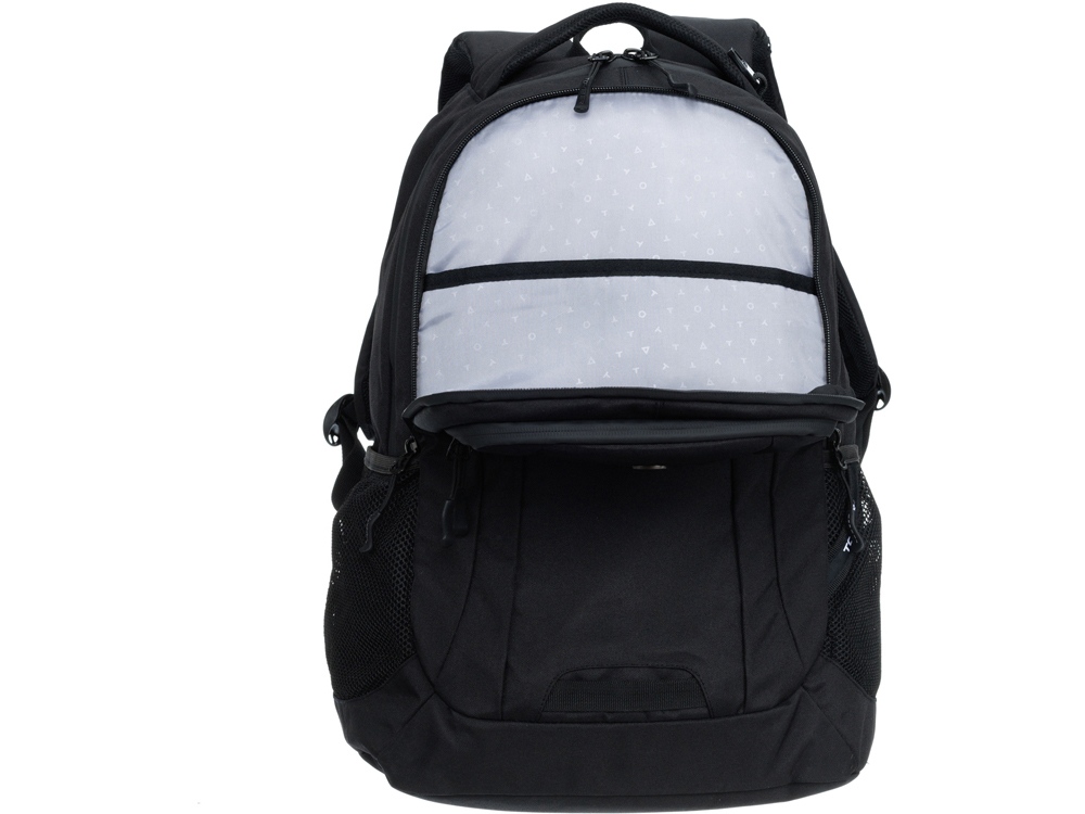 Рюкзак TORBER ROCKIT с отделением для ноутбука 15, чёрный, полиэстер, 34 х 16,5 х 47 см, 24 л — изображение 7