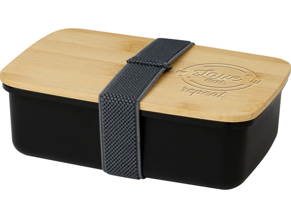 Mangi ланч-бокс на 500 мл - сплошной черный — изображение 5
