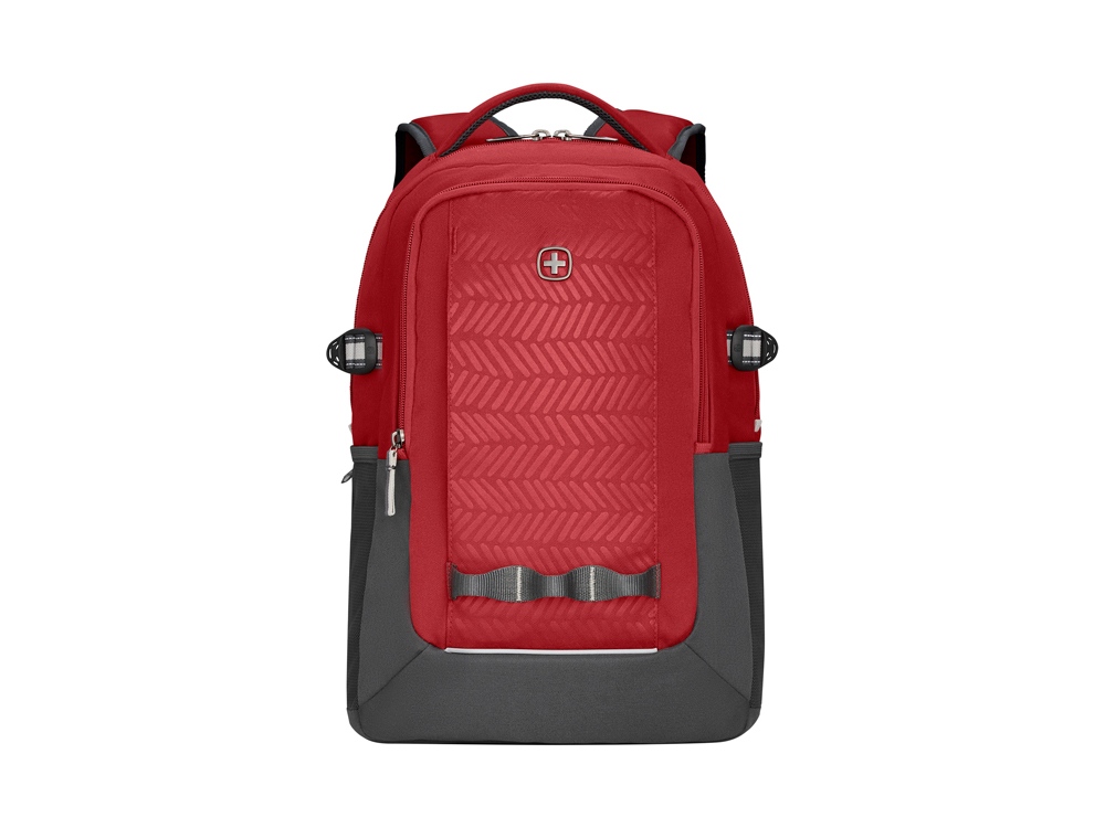Рюкзак WENGER NEXT Ryde 16, красный/антрацит, переработанный ПЭТ/Полиэстер, 32х21х47 см, 26 л. — изображение 3