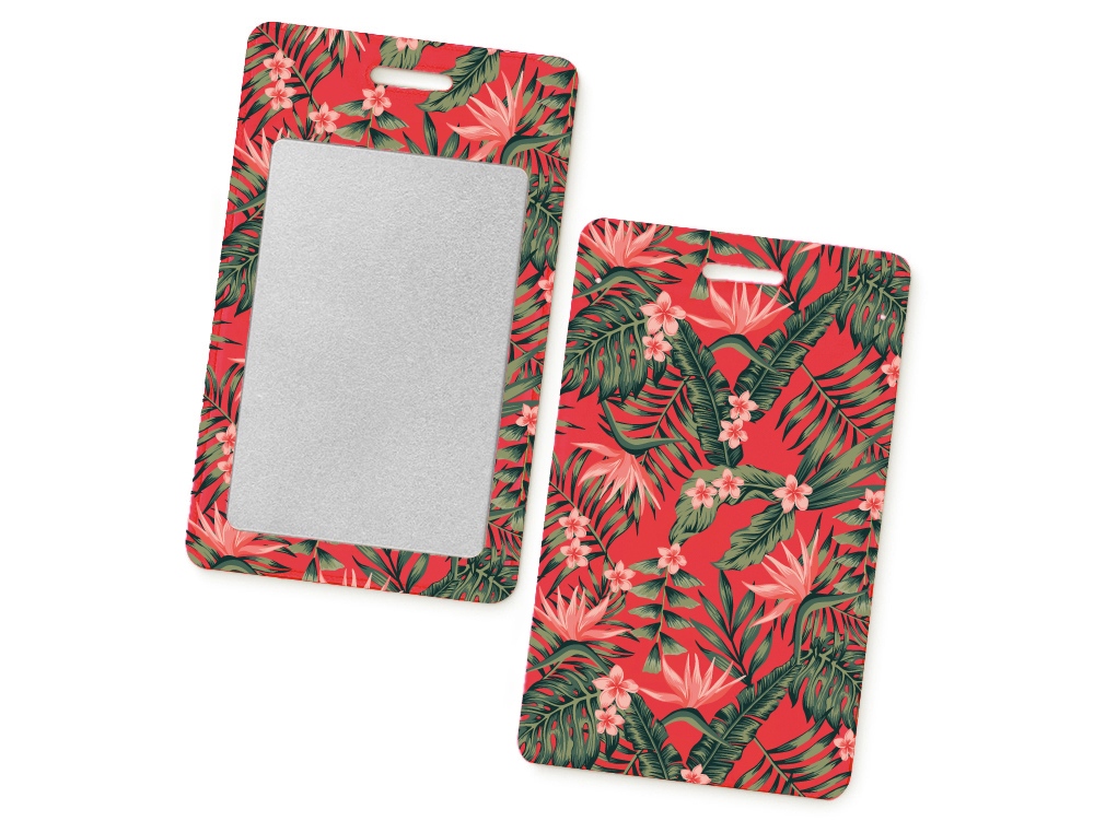 Чехол для пропуска с полноцветной УФ-печатью, софт-тач — изображение 3