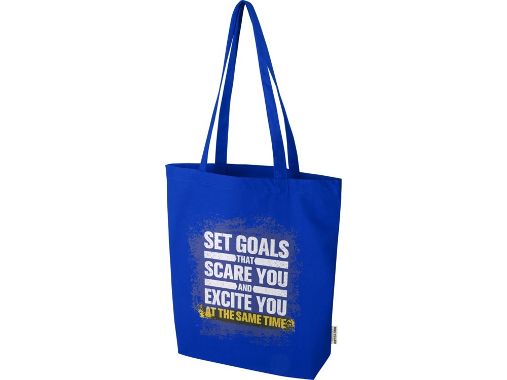 Florida эко-сумка плотностью 270 г/м² - Ярко-синий — изображение 6