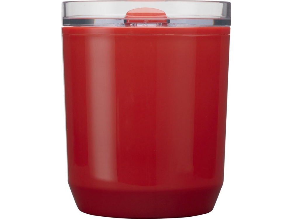 Hudson кружка из переработанного пластика с двойными стенками объемом 180 мл, красный — изображение 2