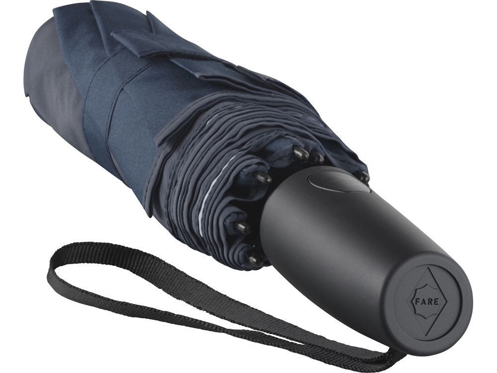 Зонт складной 5477 ColorReflex со светоотражающими клиньями, полуавтомат, красный — изображение 8