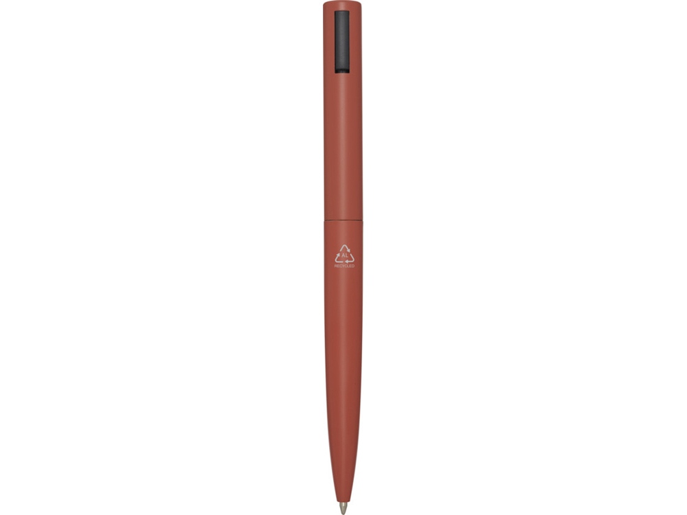 Juana шариковая ручка из переработанного алюминия - Красный кирпичный, черные чернила — изображение 2