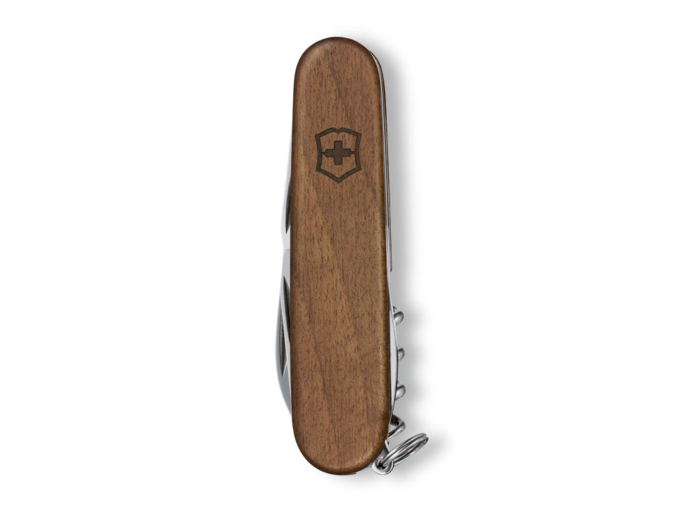 Нож перочинный VICTORINOX Spartan Wood, 91 мм, 10 функций, рукоять из орехового дерева — изображение 2