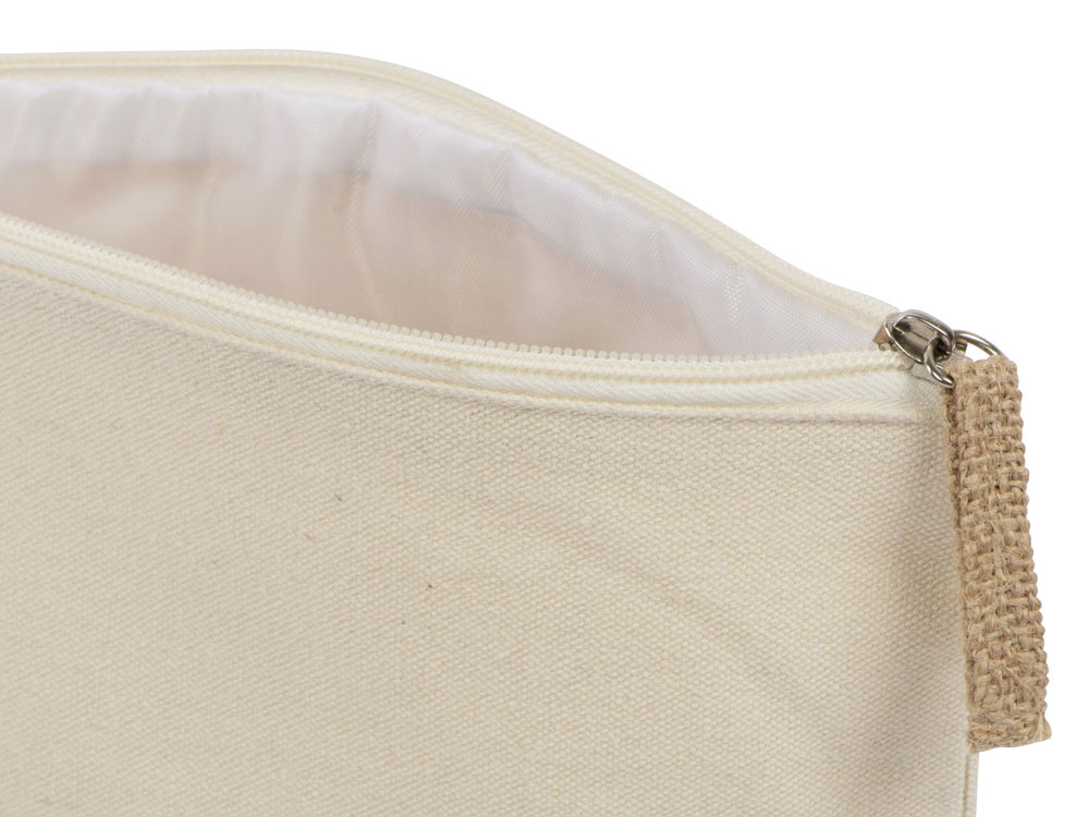 Косметичка Jute из хлопка и джута, натуральный — изображение 6