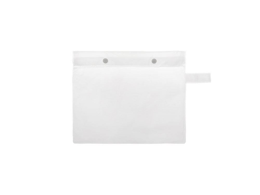 Пончо Hawaii c чехлом унисекс, белый — изображение 10