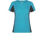 Футболка Shanghai женская, бирюзовый/графитовый