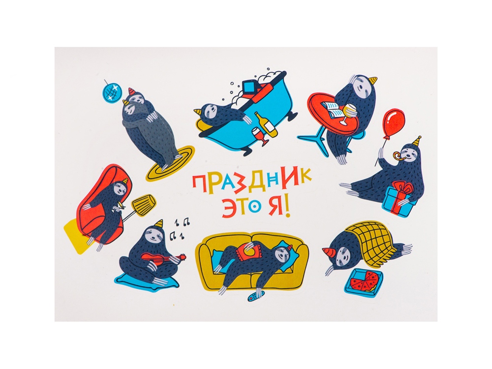 Подарочный набор с термобутылкой, блокнотом, ручкой и чаем, синий — изображение 3