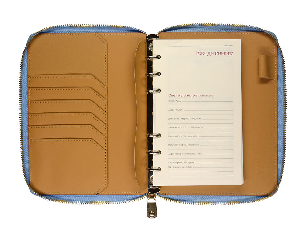 ЕЖЕДНЕВНИК недатированный А5- RIVIERA. ZEFIR (ГОЛУБОЙ ЗЕФИР) — изображение 4