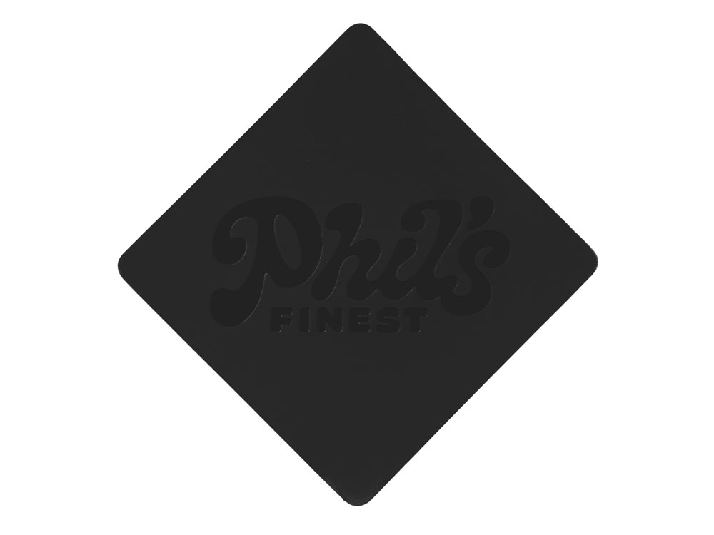 ПАТЧ РОМБ soft-touch (чёрный) 7,6 х 7,6 см — изображение 3
