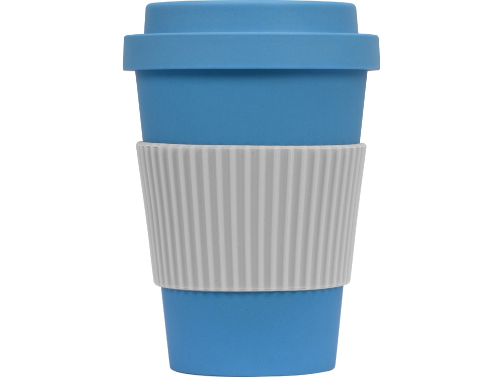 Термокружка Muffin из натуральных волокон, голубой — изображение 2