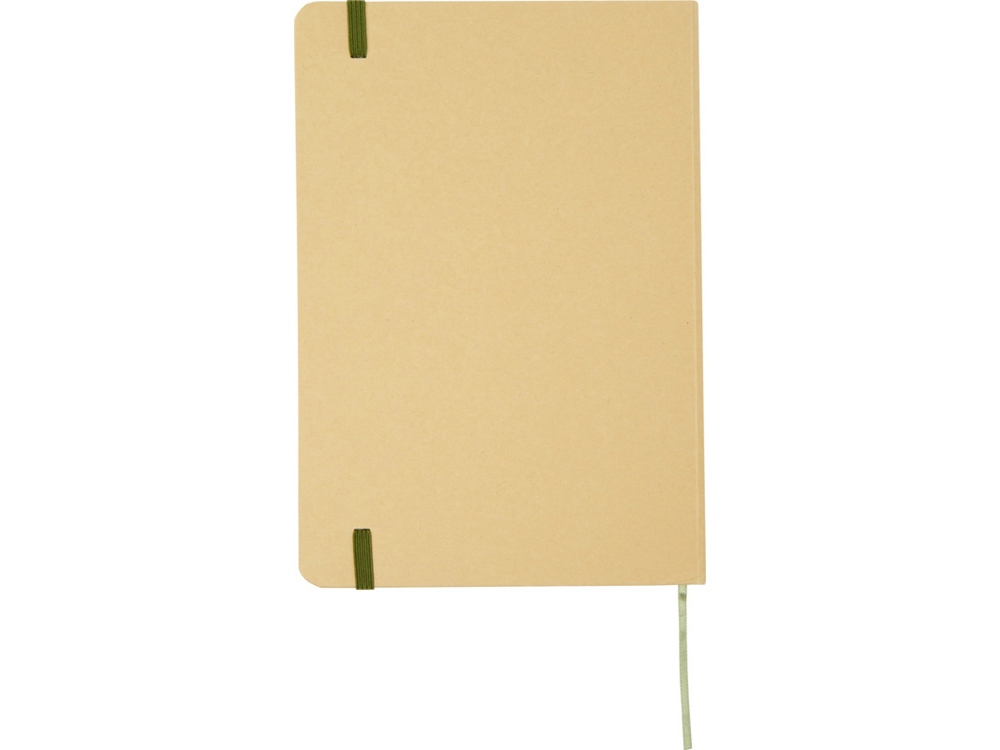 Nelida блокнот формата А5 в твердой обложке из переработанного картона - Зеленый лесной — изображение 3