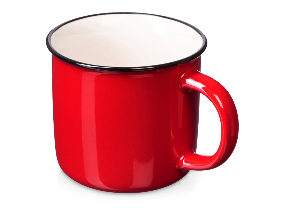 Кружка с каймой Countryside M, красный 410ml