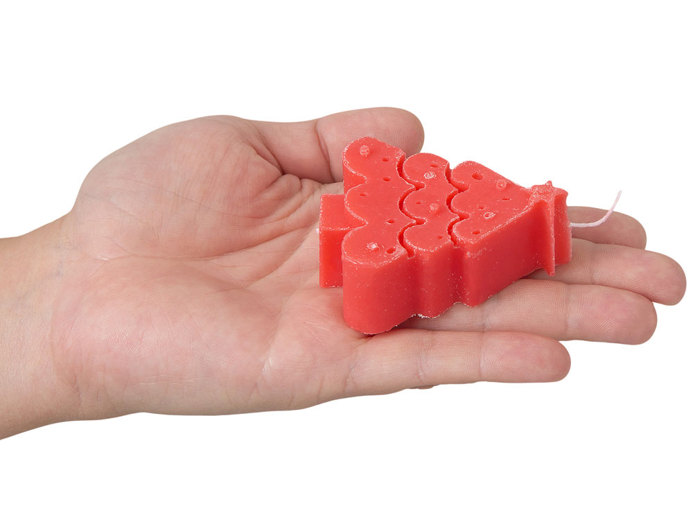 Свеча Елочка, красный — изображение 5