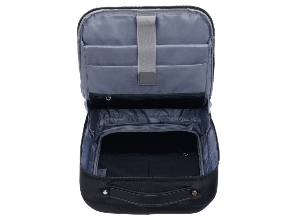 Рюкзак TORBER VOYAGE с отделением для ноутбука 15,6'', черный, нейлон/микрофибра, 30x12x42 см, 14л — изображение 7