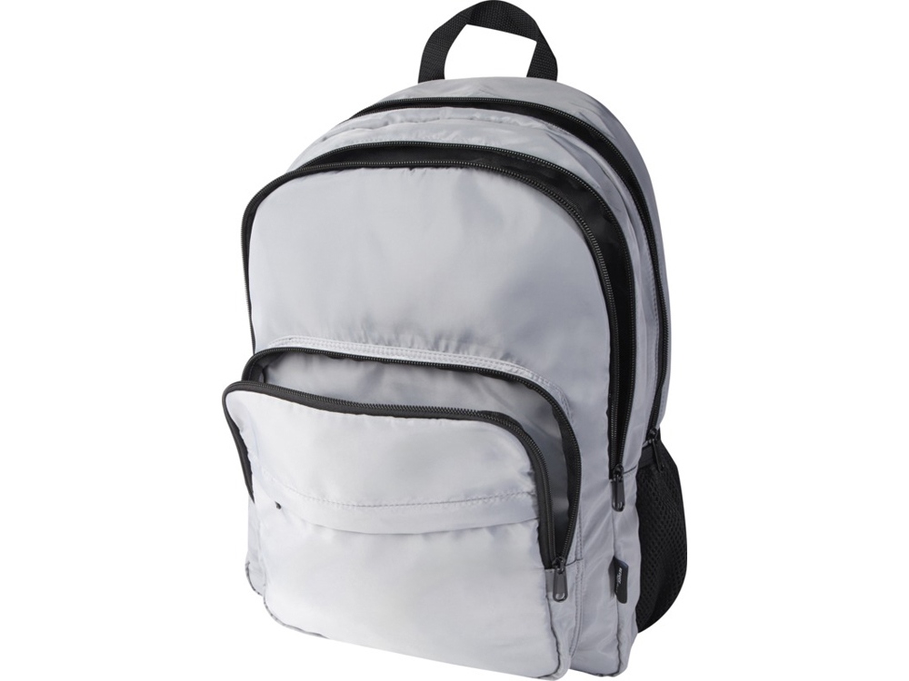 Рюкзак для ноутбука Trend Plus 15GRS из переработанного материала объемом 20 литров, серый — изображение 5