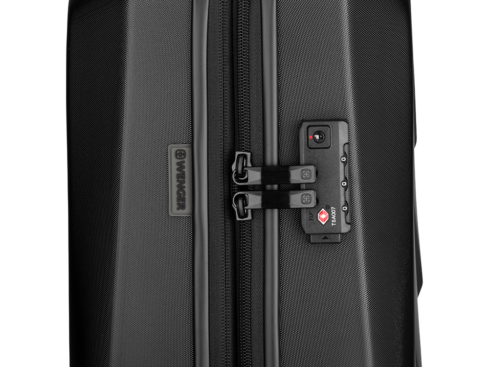 Чемодан WENGER Prymo, чёрный, малый, 40х55х20 см, 36 л, ABS+PC — изображение 5