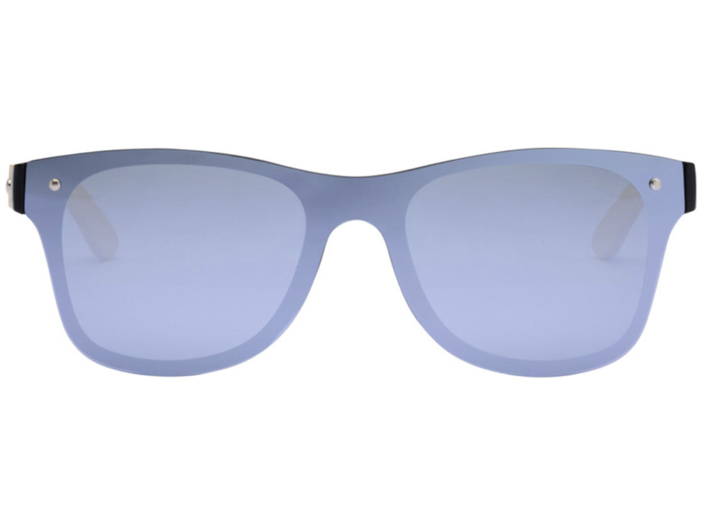 Солнцезащитные очки Tan с бамбуковыми дужками - Серебристый — изображение 2