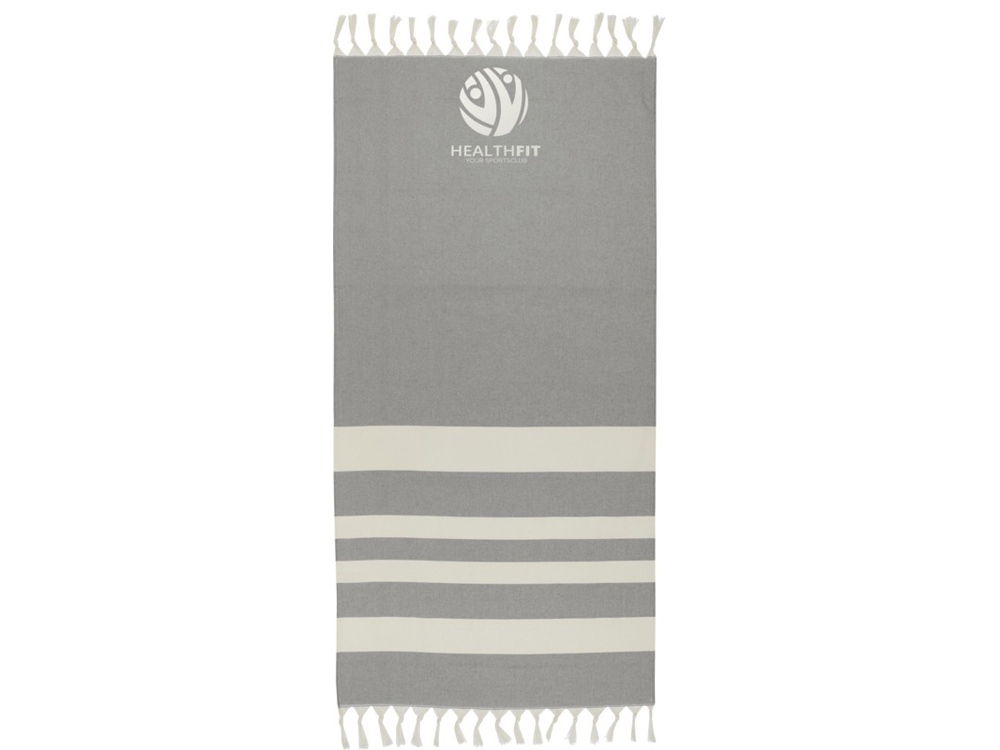 Anders полотенце для хаммама 147 x 75,5 см - сплошной черный — изображение 4