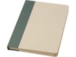 Liliana блокнот формата А5 в твердой обложке из пластика из сахарного тростника - Зеленый яркий