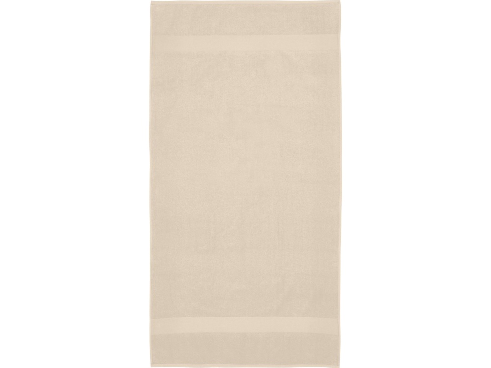 Хлопковое полотенце для ванной Amelia 70x140 см плотностью 450 г/м2, бежевый — изображение 2