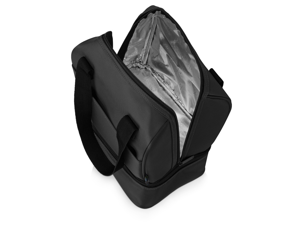 Сумка-холодильник Cool с 2-мя изолированными отделениями, темно-серый — изображение 3