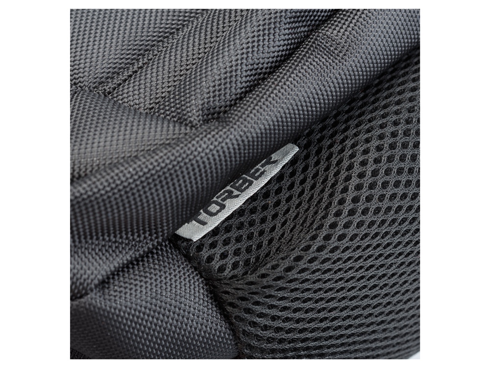 Рюкзак TORBER FORGRAD с отделением для ноутбука 15, чёрный, полиэстер, 46 х 32 x 13 см — изображение 13