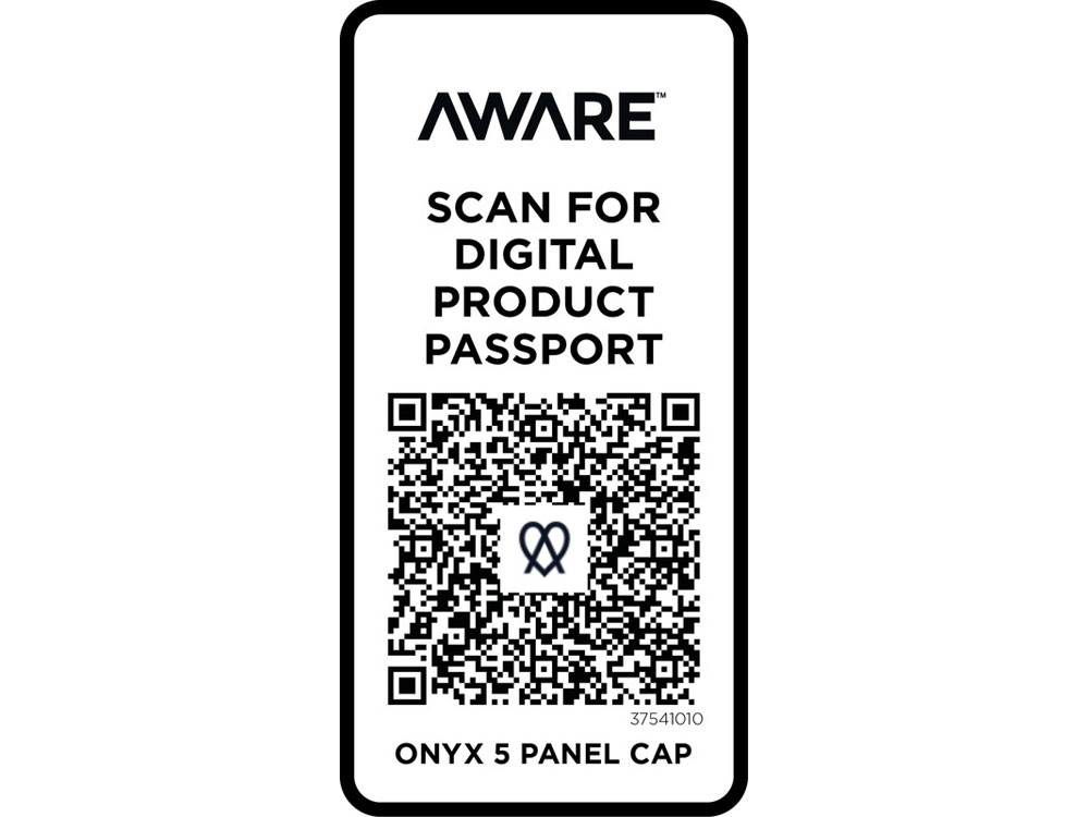 Onyx с 5 панелями Aware™ кепка из переработанных материалов - Белый — изображение 4