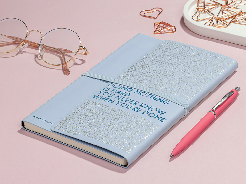 Ежедневник недатированный А5 Bilbao, зефирный сиреневый — изображение 7