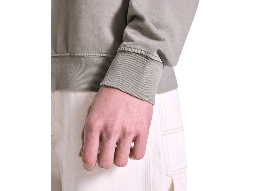 Свитшот Jaya унисекс, каменистый выстиранный — изображение 7