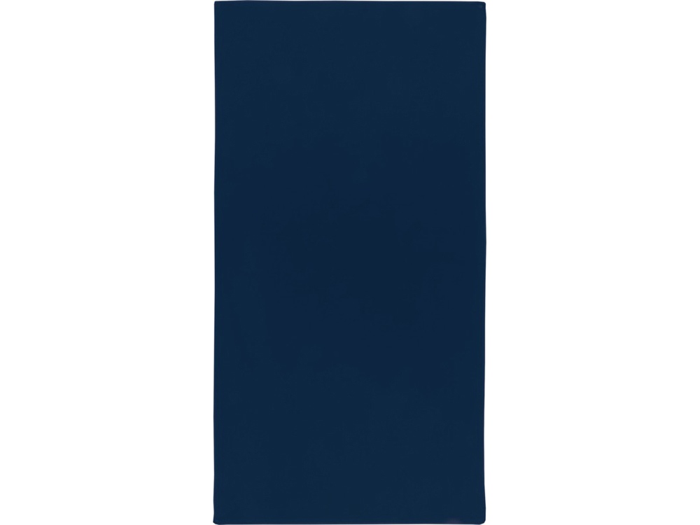 Lucas спортивное полотенце из переработанного полиэстера 50х100 см - Темно - синий — изображение 2
