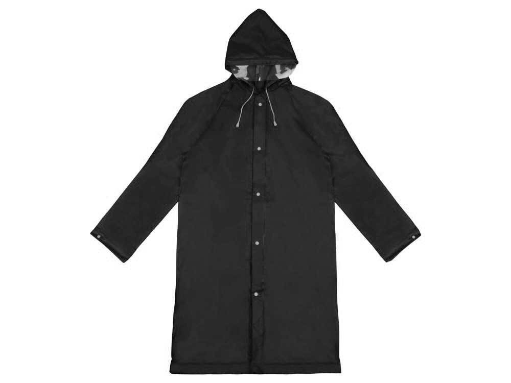Дождевик Hawaii c чехлом унисекс, черный — изображение 3