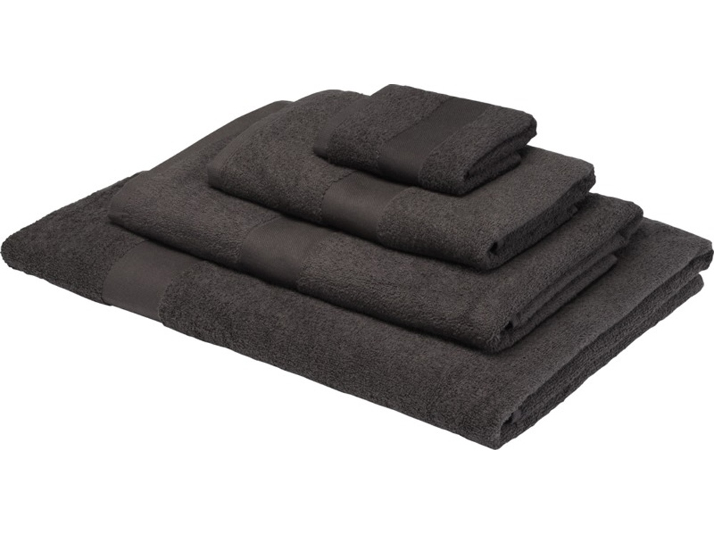 Хлопковое полотенце для ванной Evelyn 100x180 см плотностью 450 г/м2, светло-серый — изображение 3