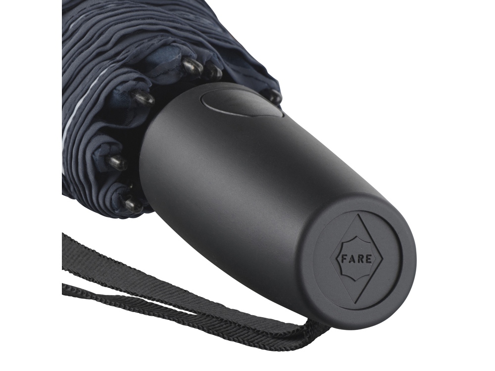 Зонт складной 5477 ColorReflex со светоотражающими клиньями, полуавтомат, красный — изображение 3