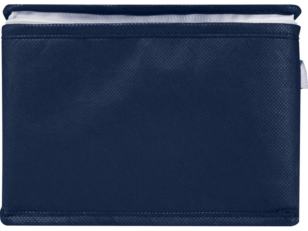 Spectrum нетканая сумка-холодильник, 4 л, на 6 банок, из переработанных материалов, синий navy — изображение 2