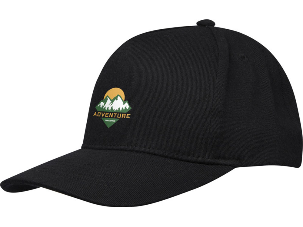 Onyx с 5 панелями Aware™ кепка из переработанных материалов - сплошной черный — изображение 6