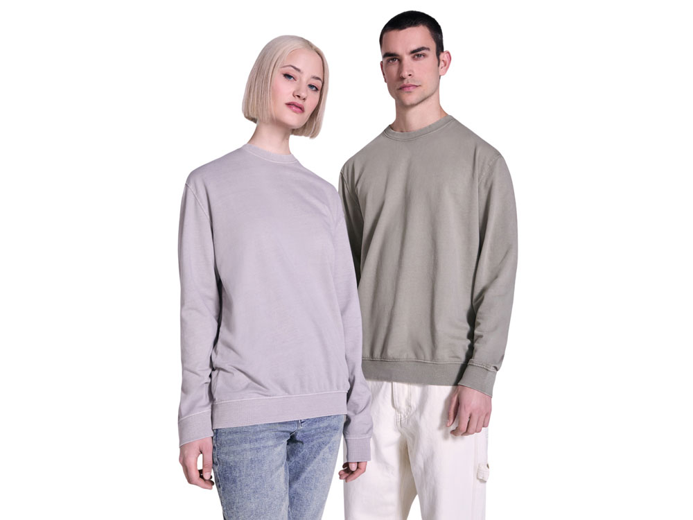 Свитшот Jaya унисекс, каменистый выстиранный — изображение 8