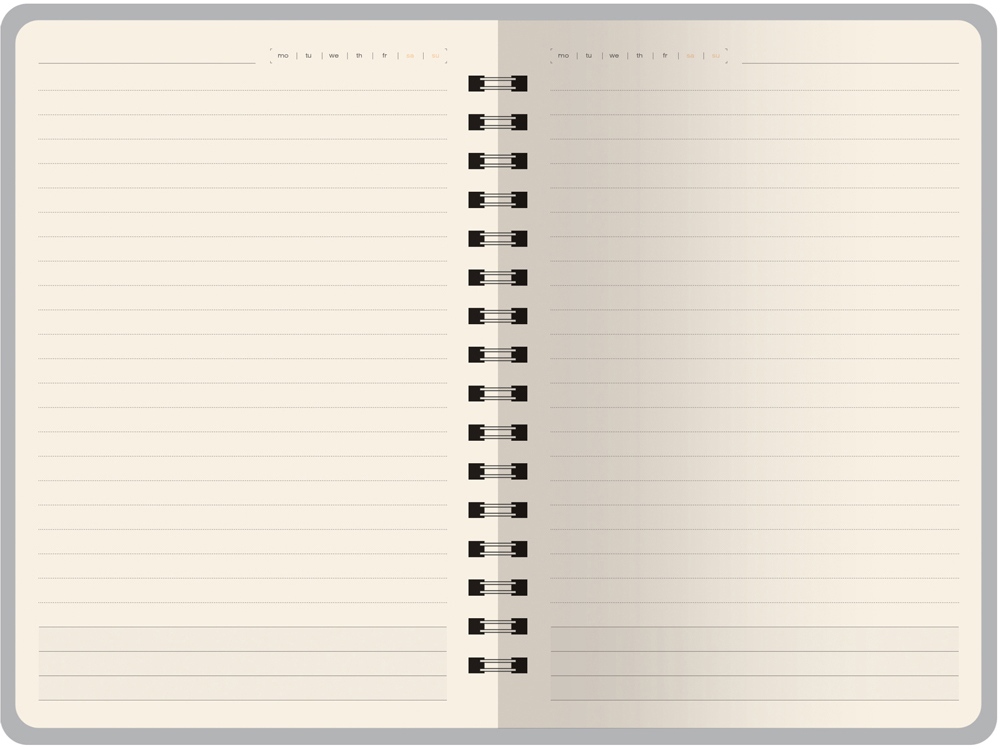 Ежедневник А5 Tintoretto, серый — изображение 7