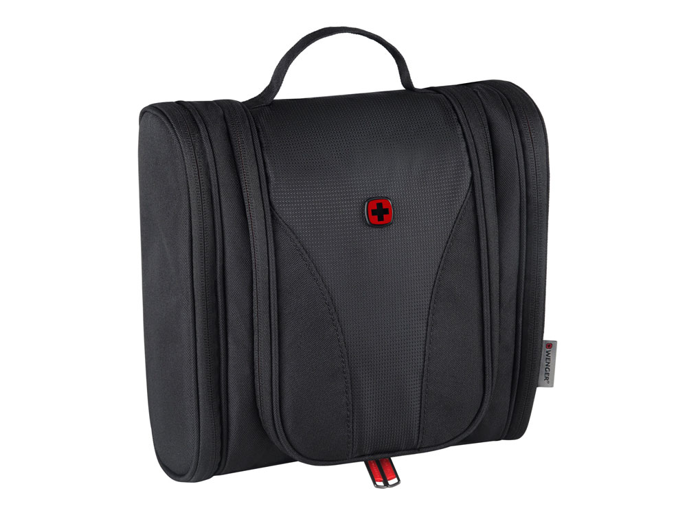 Несессер WENGER, чёрный, полиэстер, 10x24x23 см — изображение 2