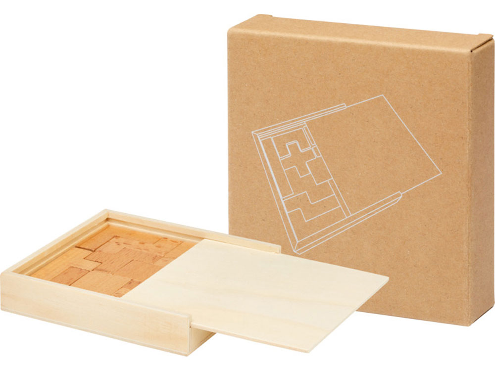 Деревянная головоломка Bark, натуральный — изображение 4