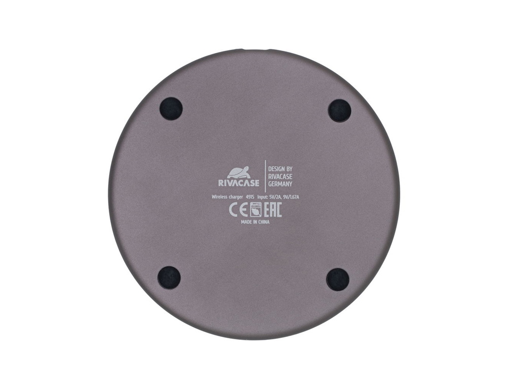 RIVACASE VA4915 GR3 беспроводное ЗУ 10 Вт, серая ткань, 12/96 — изображение 3