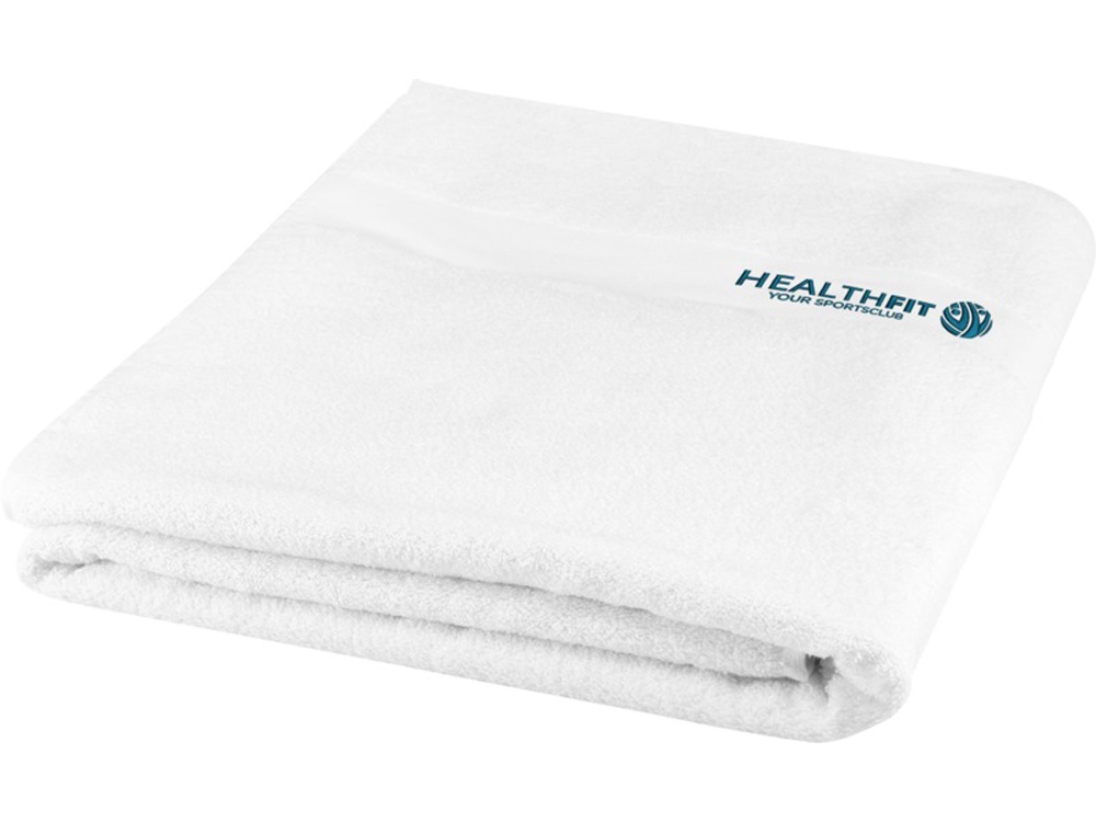 Хлопковое полотенце для ванной Evelyn 100x180 см плотностью 450 г/м2, белый — изображение 4