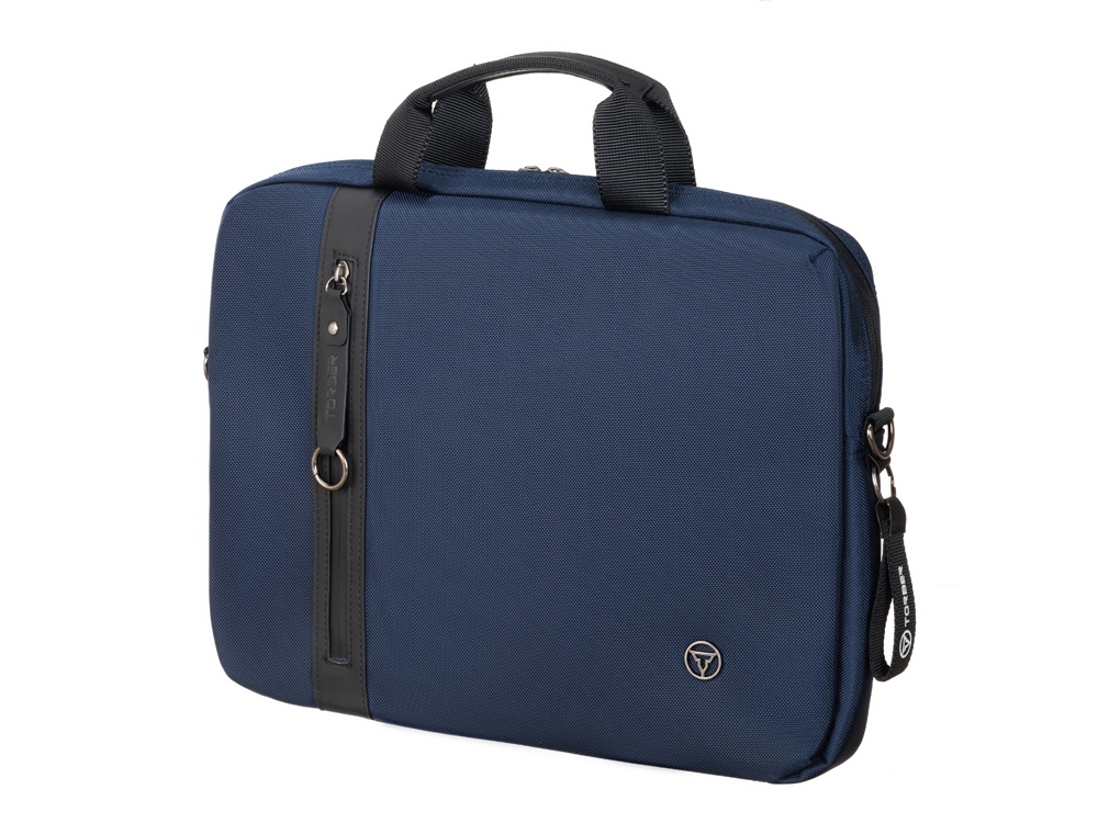 Сумка для ноутбука TORBER VECTOR 15.6'', синий, нейлон/полиэстер, 40 x 5 x 30 см, 5л — изображение 2