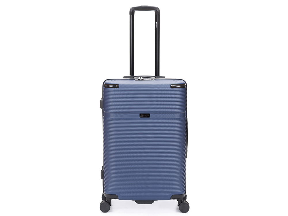 Чемодан TORBER Onego, синий, ABS-пластик, 69,5 х 46 х 26 см, 69 л — изображение 2