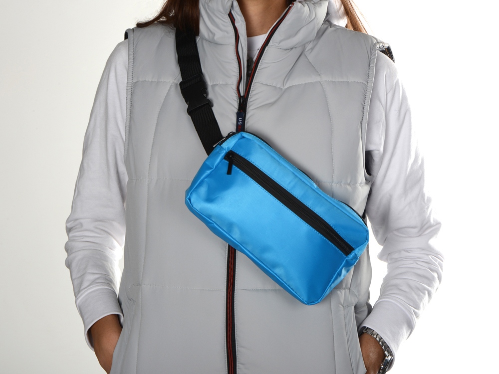 Cумка на пояс Flossy, голубой — изображение 7