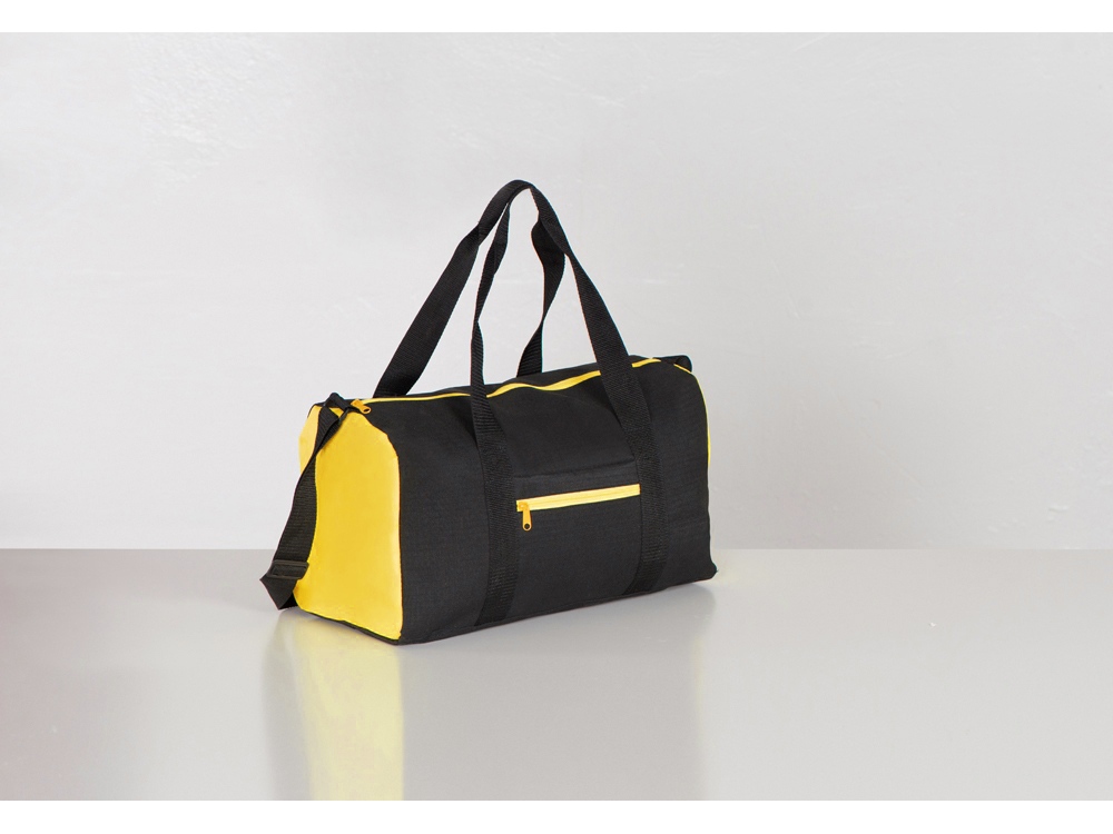 Сумка спортивная Master с цветными молниями, неоново-желтый — изображение 8