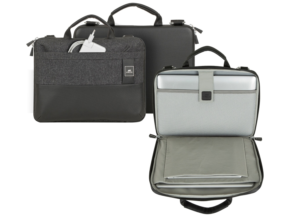 Сумка для MacBook Pro и Ultrabook 13.3 8823, черный меланж — изображение 14